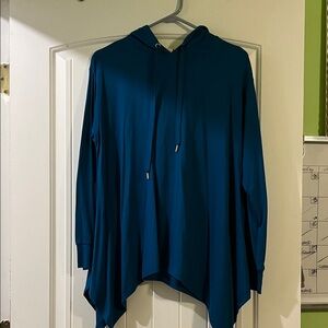 Michael Kors Teal Long Sleeve Top